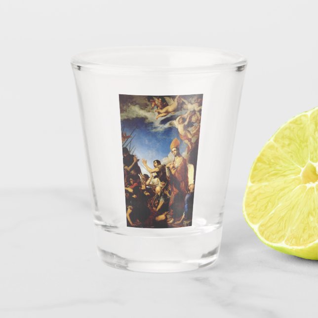 St. Januarius, Bishop of Benevento - Fine Art Shot Glass (Front)