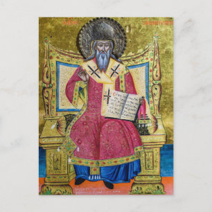 St. Januarius Orthodox Christian Icon Postcard