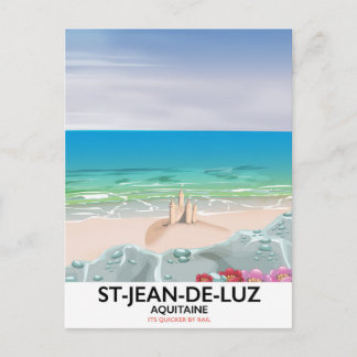 St-Jean-de-Luz, Aquitaine Travel poster Postcard