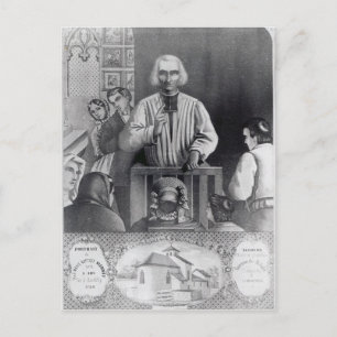 St. Jean-Marie Vianney  preaching, 19th century Postcard