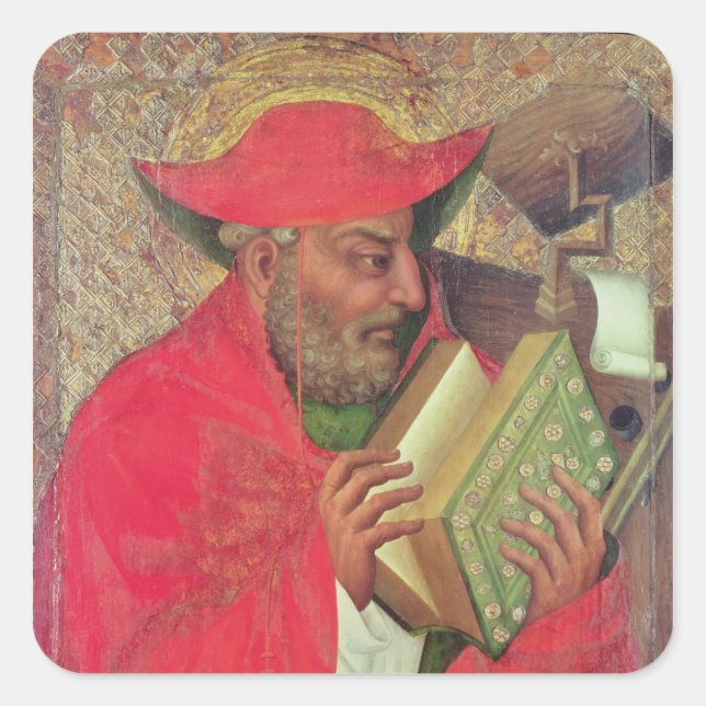 St. Jerome 2 Square Sticker (Front)