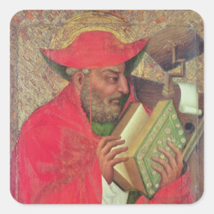 St. Jerome 2 Square Sticker