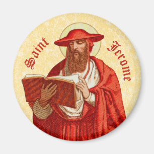 St. Jerome as Cardinal with Book (P 004) Magnet