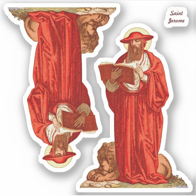 St. Jerome as Cardinal with Lion (P 004) (Front)