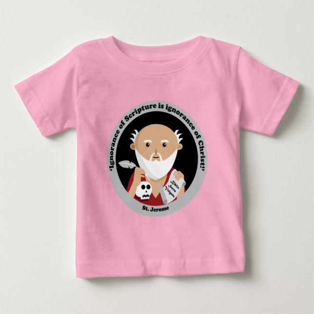 St. Jerome Baby T-Shirt (Front)