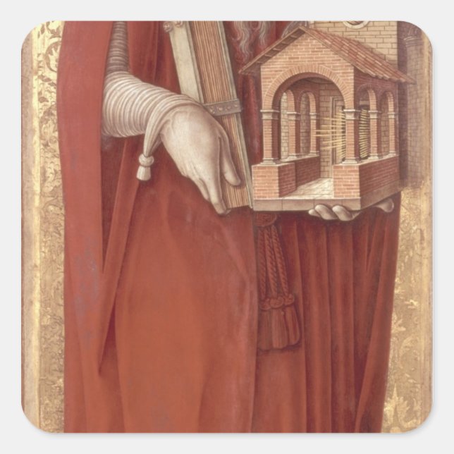 St.Jerome, c.1476 Square Sticker (Front)