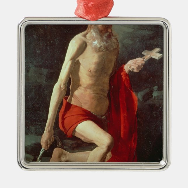 St. Jerome, c.1620 Metal Tree Decoration (Front)