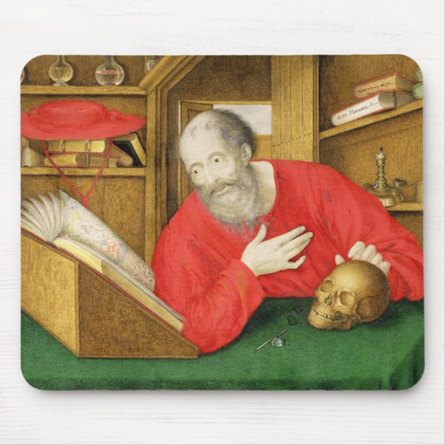 St. Jerome in his Study, 1650 (bodycolour and w/c Mouse Mat (Front)