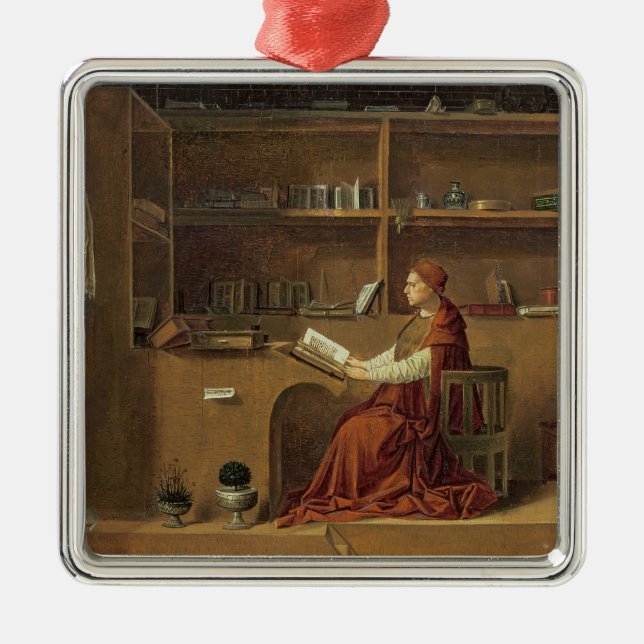 St. Jerome in his study, c.1475 2 Metal Tree Decoration (Front)