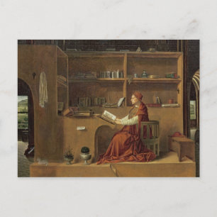 St. Jerome in his study, c.1475 2 Postcard