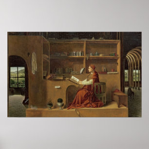 St. Jerome in his study, c.1475 2 Poster