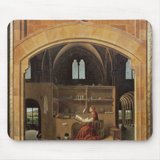 St. Jerome in his study, c.1475 Mouse Mat (Front)