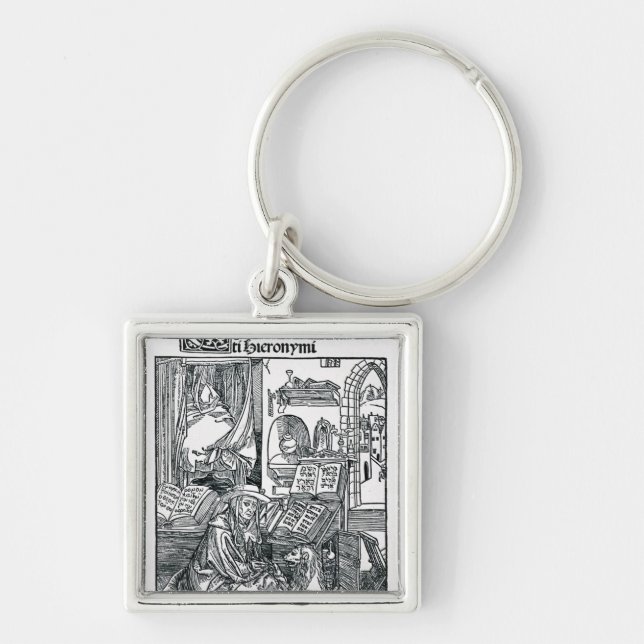 St. Jerome in his study Key Ring (Front)