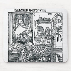 St. Jerome in his study Mouse Mat