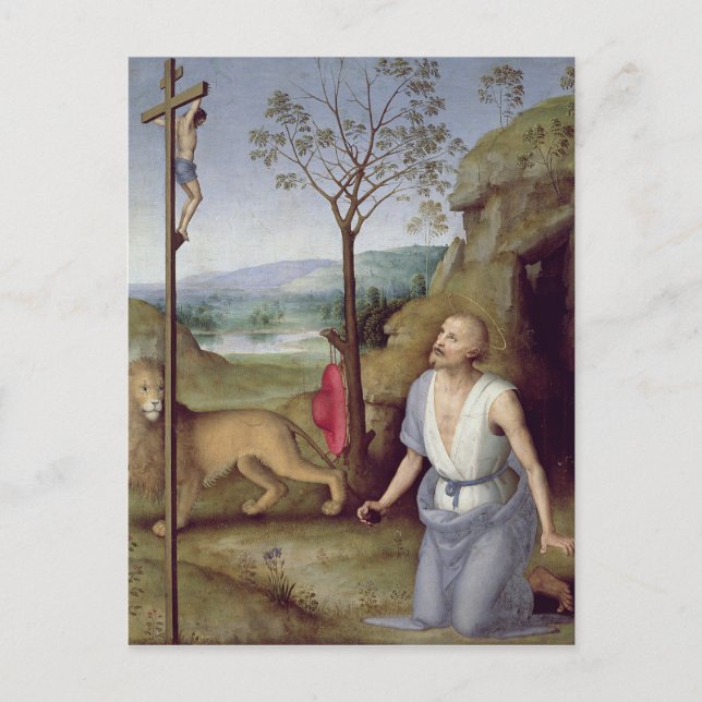 St. Jerome in the Desert, c.1499-1502 Postcard (Front)