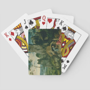 St. Jerome in the Desert (oil on panel) (see also Playing Cards