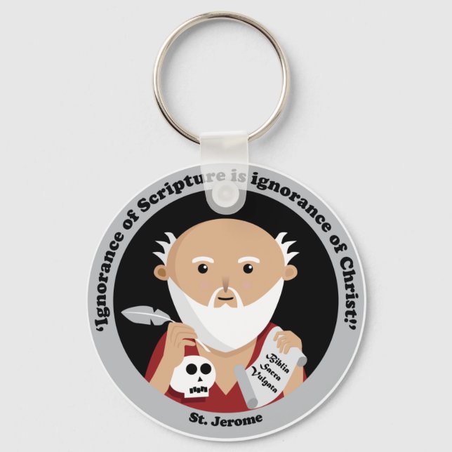 St. Jerome Key Ring (Front)