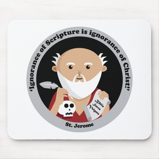 St. Jerome Mouse Mat (Front)