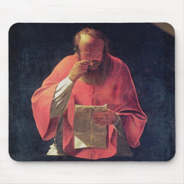 St.Jerome reading Mouse Mat (Front)