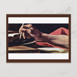 St. Jerome, Writing Detailed By Michelangelo Meris Postcard