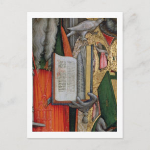 St. Jerome's Bible and St. Gregory's Dove, detail Postcard