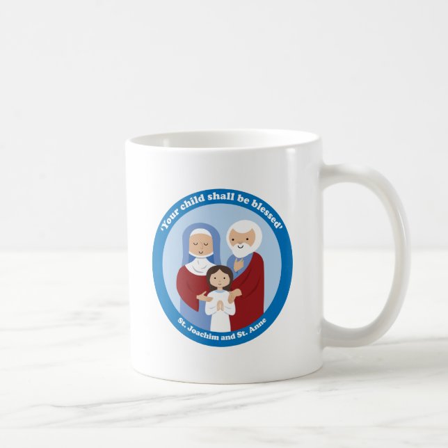 St. Joachim and St. Anne Coffee Mug (Right)