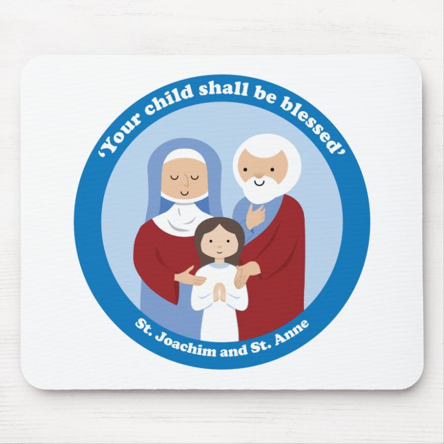 St. Joachim and St. Anne Mouse Mat (Front)