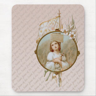 St. Joan of Arc Burning at the Stake (BF 01) Vert Mouse Mat