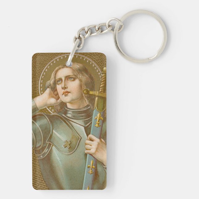 St. Joan of Arc (JM 28) Doubled Key Ring (Back)