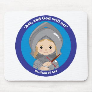 St. Joan of Arc Mouse Mat