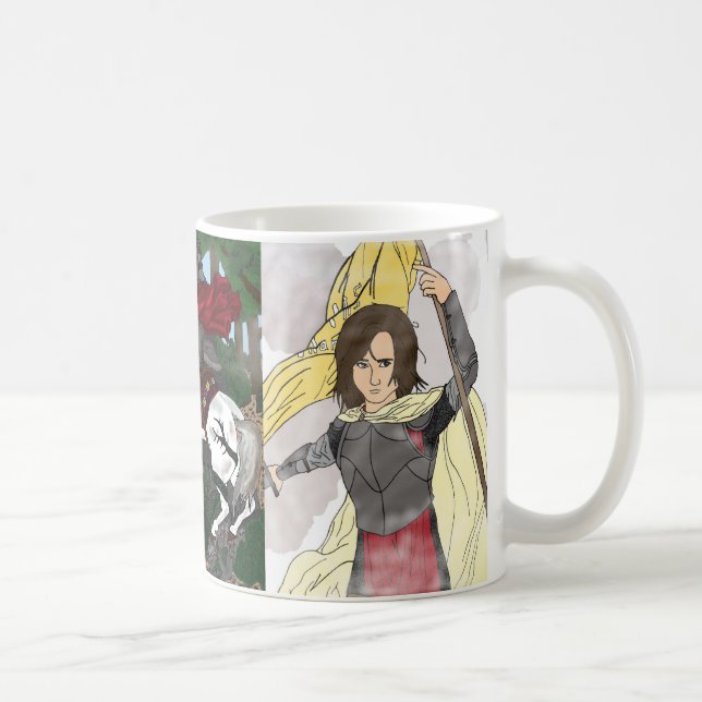 St. Joan of Arc, St. Michael, St. George  Coffee Mug (Right)