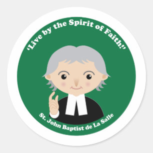 St. John Baptist de La Salle Classic Round Sticker
