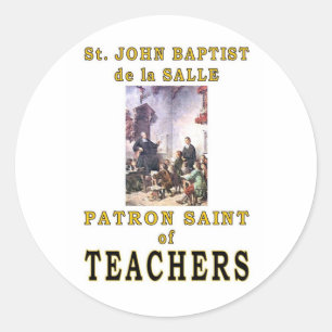 ST. JOHN BAPTIST de la SALLE Classic Round Sticker