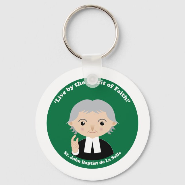 St. John Baptist de La Salle Key Ring (Front)