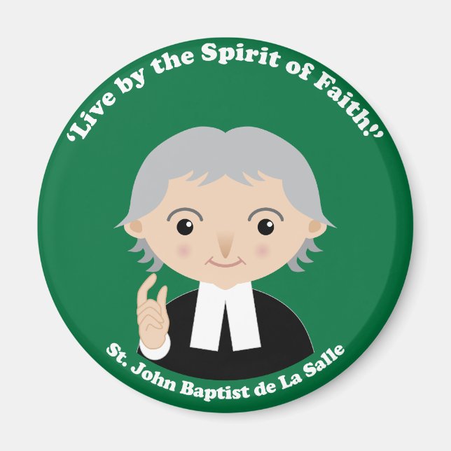 St. John Baptist de La Salle Magnet (Front)