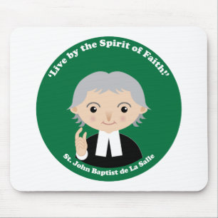 St. John Baptist de La Salle Mouse Mat
