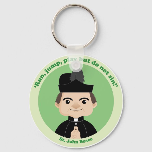 St. John Bosco Key Ring (Front)