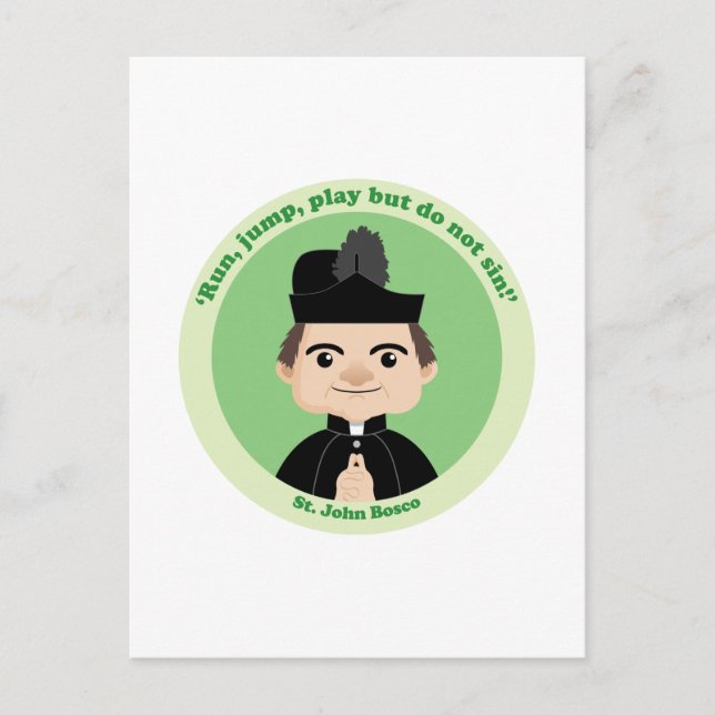 St. John Bosco Postcard (Front)
