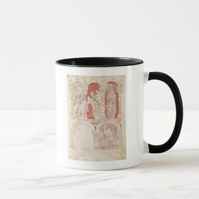 St. John Cassian writing and monks offering Mug (Right)