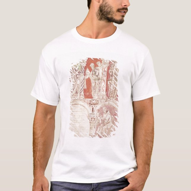 St. John Cassian writing and monks offering T-Shirt (Front)