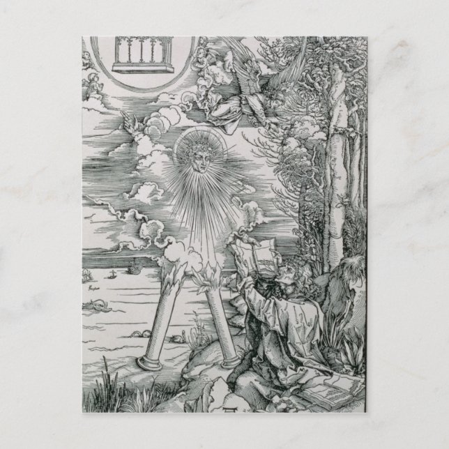 St. John Devouring the Book Postcard (Front)