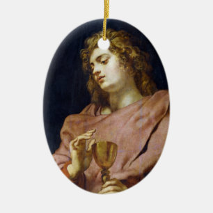 St. John Evangelist Peter Paul Rubens Ceramic Tree Decoration