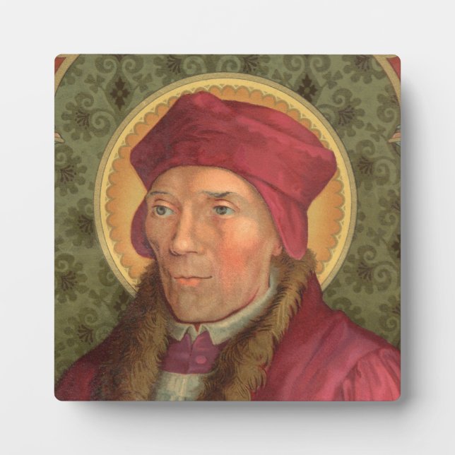 St. John Fisher (SAU 025) Square Plaque (Front)