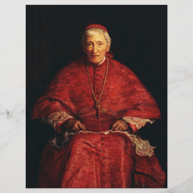 St. John Henry Newman The Kindly Light Fine Art Flyer (Front)