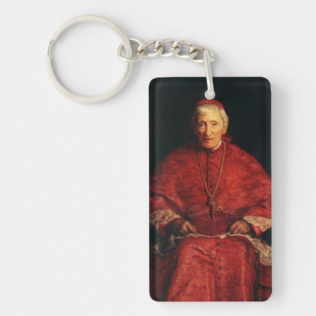 St. John Henry Newman The Kindly Light Fine Art Key Ring (Front)
