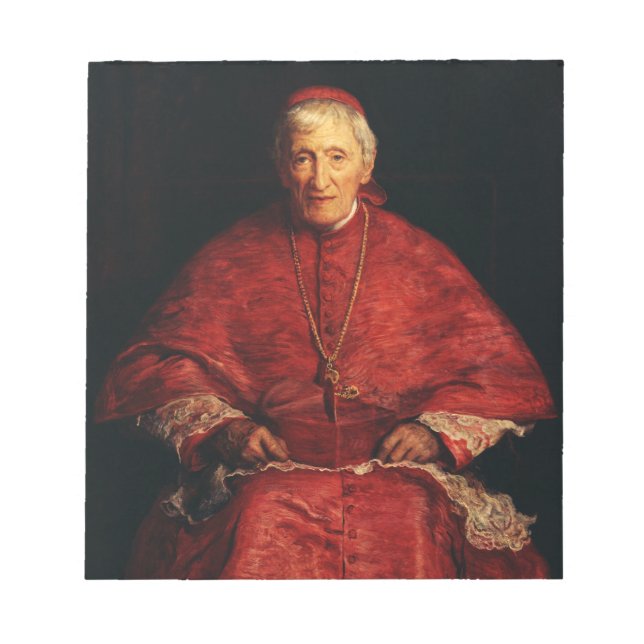 St. John Henry Newman The Kindly Light Fine Art Notepad (Front)