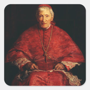 St. John Henry Newman The Kindly Light Fine Art Square Sticker