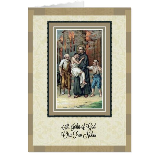 St. John of God Anniversary of Priesthood Card