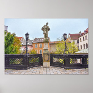 St. John of Nepomuk Statue, Bratislava, Slovakia Poster