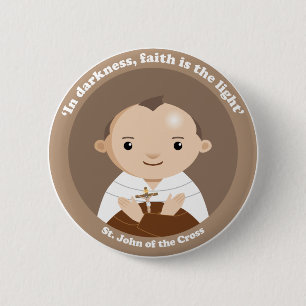 St. John of the Cross 6 Cm Round Badge